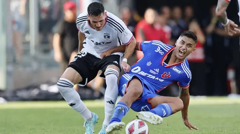 Ramiro González en un Superclásico ante U. de Chile que terminó igualado sin goles en el Monumental.