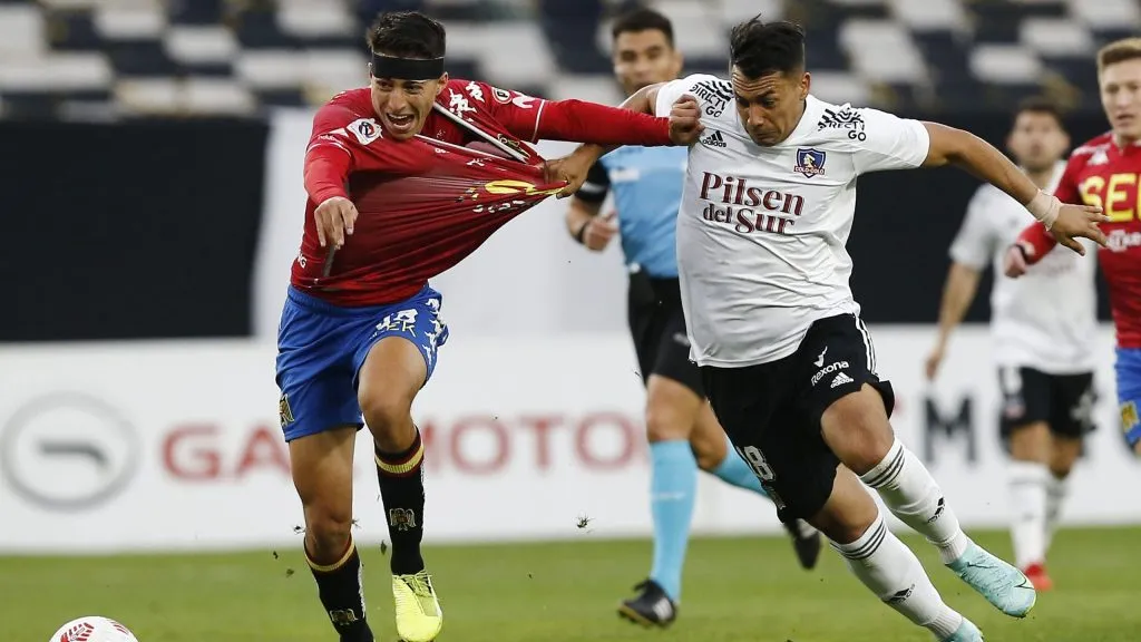 Jonathan Villagra vuelve a sonar fuerte para Colo Colo. Foto: Photosport