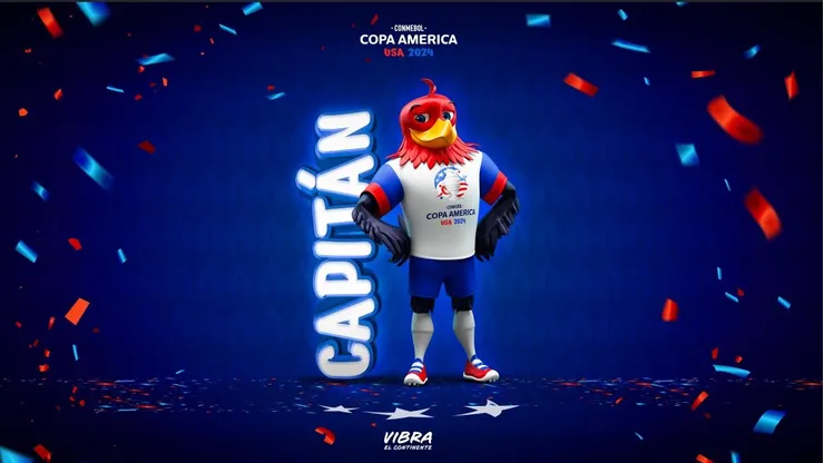 La mascota de la Copa América es el águila Capitán