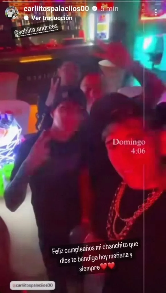 La polémica publicación de Carlos Palacios