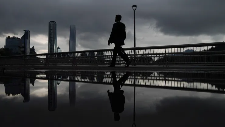 Lluvia en Santiago