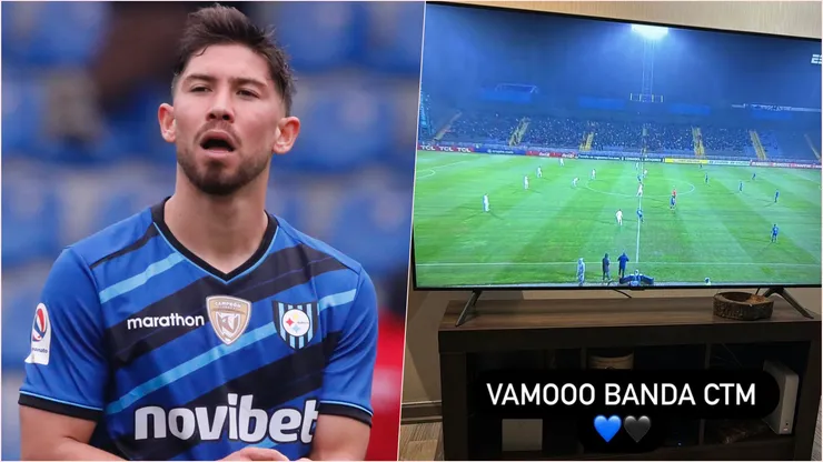 Felipe Loyola miró la eliminación de Huachipato desde la distancia