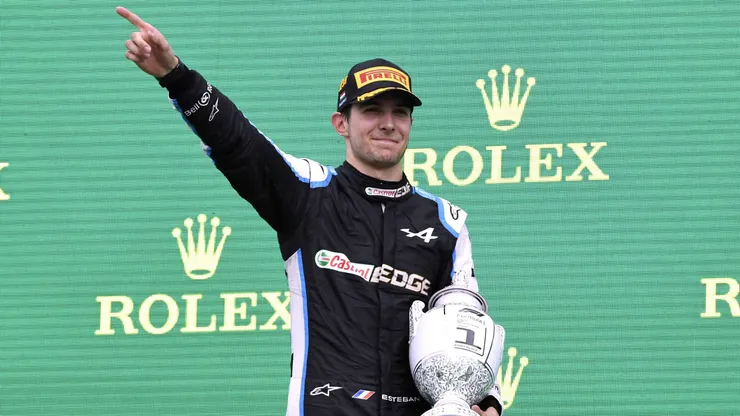 Esteban Ocon ganó el Gran Premio de Hungría en 2021.