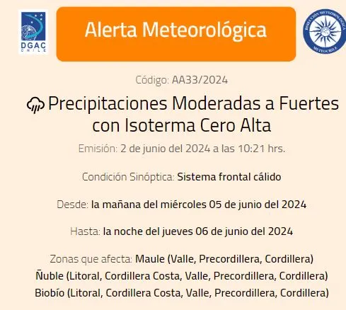 Foto: Meteochile.