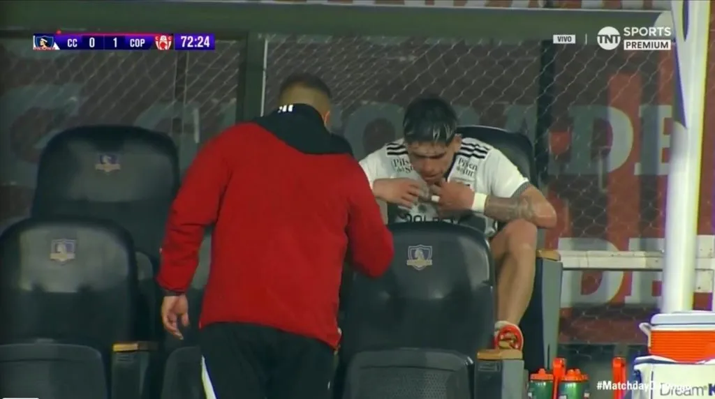 Almirón y Palacios vivieron un tenso momento.