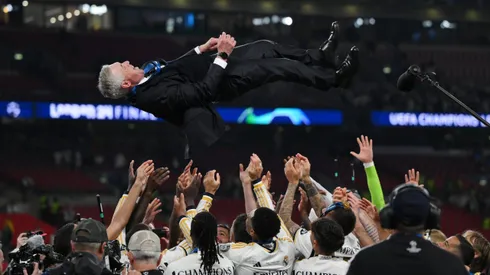 Los jugadores le expresaron su agradecimiento a Ancelotti a su propia manera.