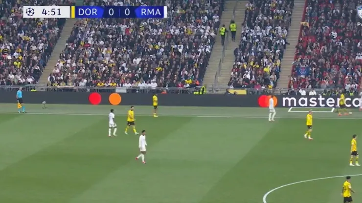 Se vio un escudo de la U en la final de la Champions League.