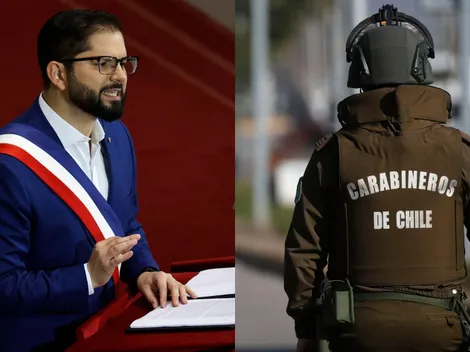 Presidente Boric anuncia apoyo monetario para Carabineros