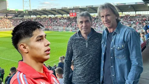 Gareca vio en vivo el partido de Osorio por la Champions League