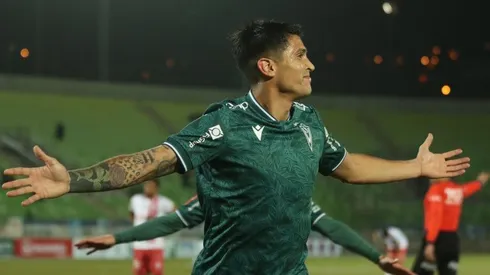 Así festejó el Nacho Duma ante San Felipe.