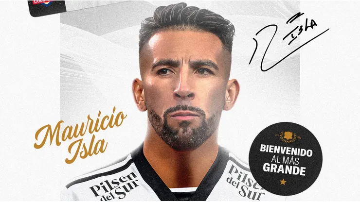 Colo Colo hace oficial el fichaje de Mauricio Isla.