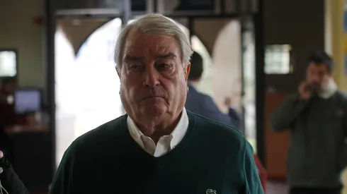 Eduardo Macaya llega a Tribunal De San Fernando.