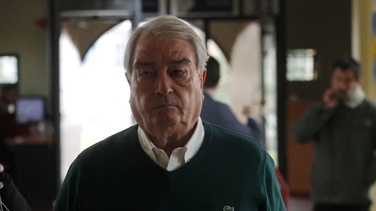 Eduardo Macaya llega a Tribunal De San Fernando.