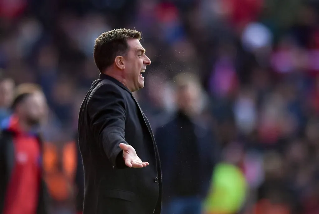Pablo Guede en Argentinos Juniors. (Marcelo Endelli/Getty Images).