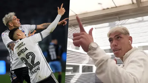 Palacios le prometió la celebración de un gol al Peluca Falcón