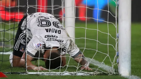 Guillermo Paiva y una imagen que grafica su partido ante O'Higgins.