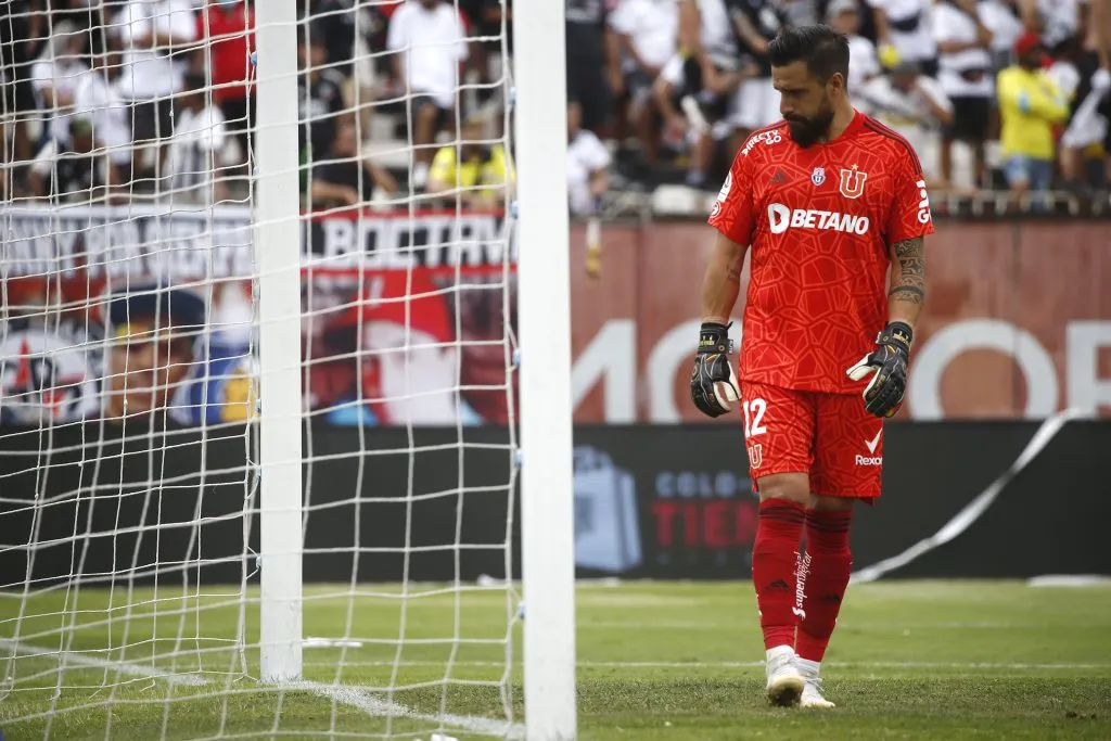 Hernán Galíndez estuvo en la U sólo un semestre: el primero de 2022. (Marcelo Hernandez/Photosport).