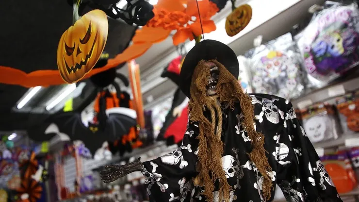 Disfraces y máscaras de Halloween.