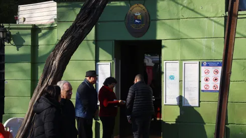 Santiago, 28 julio 2024. Venezolanos votan en la embajada de Venezuela en Santiago durante las elecciones presidencial de Venezuela.