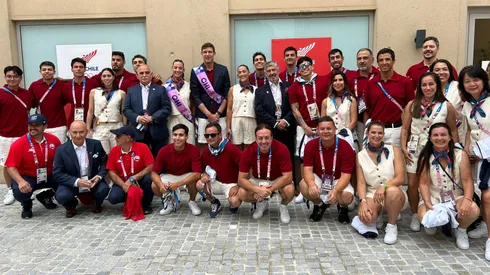 Chile dijo presente en la ceremonia inaugural.