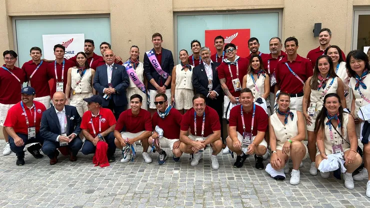 Chile dijo presente en la ceremonia inaugural.