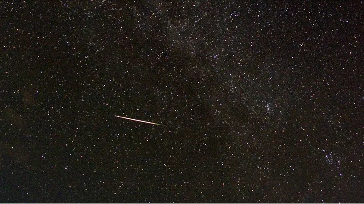 Lluvia de estrellas perseidas.