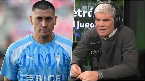 Guarello no suelta a Nicolás Castillo.