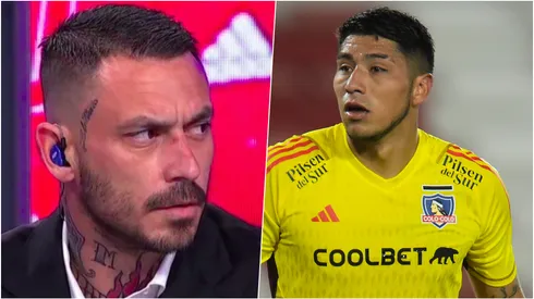 Mauricio Pinilla bombardea a Brayan Cortés.