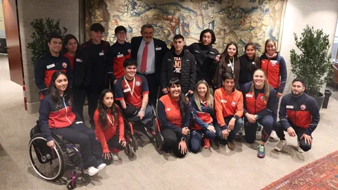 Deportistas reciben ayuda de la Fundación de Andrónico Luksic