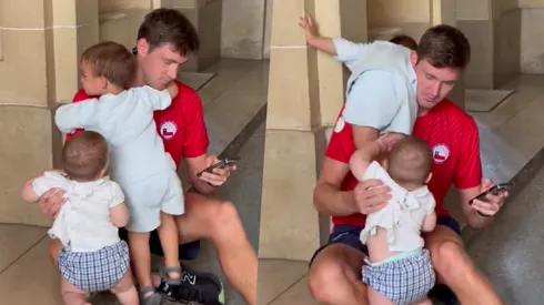 Nico Jarry disfruta junto a sus hijos en París