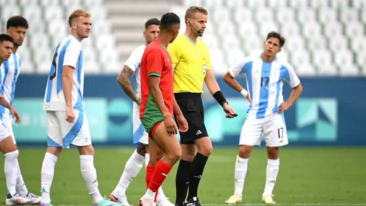 El duelo entre Argentina y Marruecos tuvo un final escandaloso