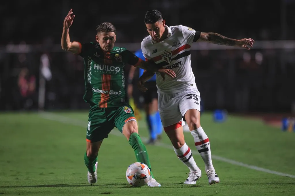 James Rodríguez rescindió el contrato con Sao Paulo. (Ettore Chiereguini/AGIF/Photosport).