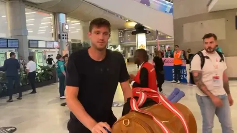 Nicolás Jarry aterrizó en Francia para participar de los Juegos Olímpicos de París 2024.