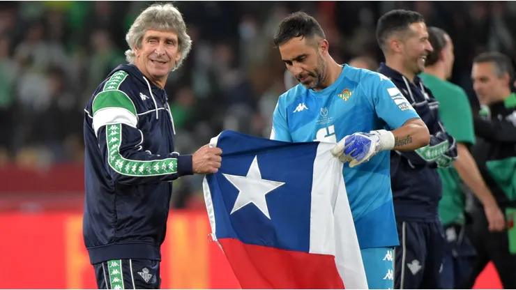 Manuel Pellegrini y Claudio Bravo estuvieron juntos en Betis hasta junio de 2024.