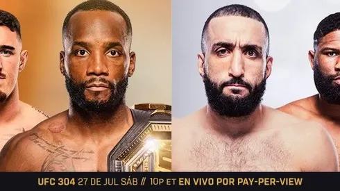 Conoce toda la cartelera de UFC 304 de este sábado 27 de julio.