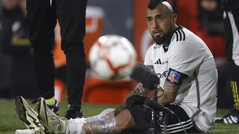 Arturo Vidal se lesionó y estará bastante tiempo afuera