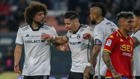 Falcón y Vidal protagonizaron un tenso momento en el triunfo de Colo Colo