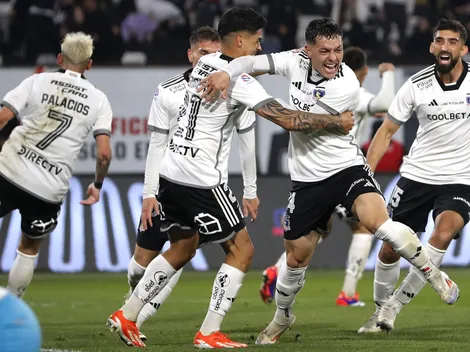 Colo Colo celebra al final con golazo y gran polémica