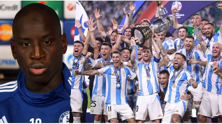 Demba Ba le cayó con todo a Argentina tras su polémico cántico.