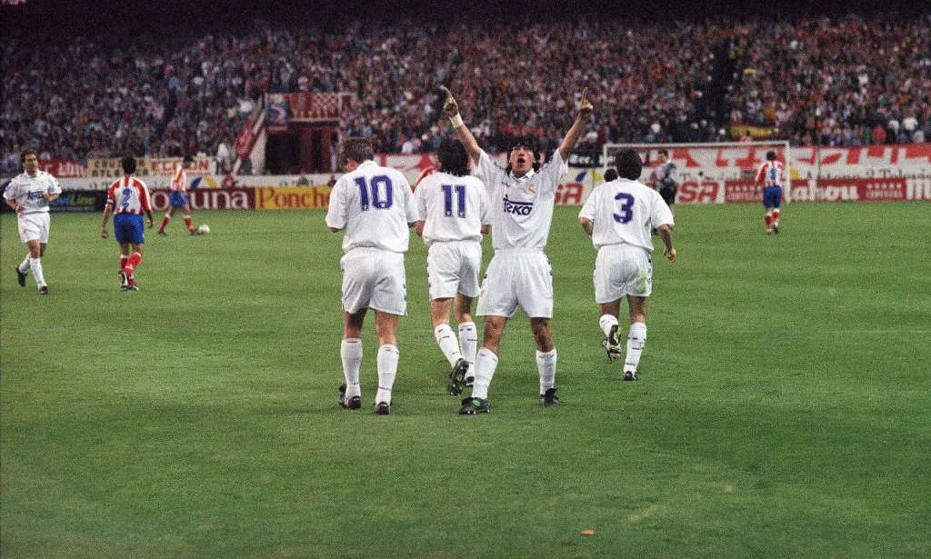 Iván Zamorano, pichichi de LaLiga con Real Madrid (Getty Images)