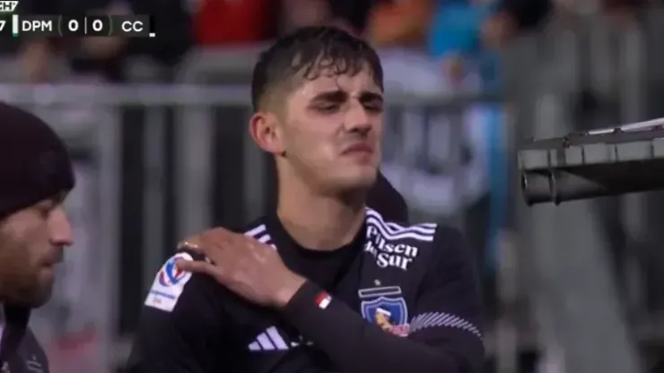 Bruno Gutiérrez puede quedar fuera del inicio de la segunda rueda en Colo Colo. Foto: Zapping.