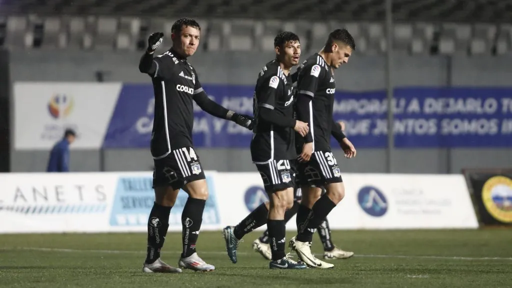 Cristian Zavala anotó el gol del triunfo de Colo Colo ante Deportes Puerto Montt. Foto: Photosport.