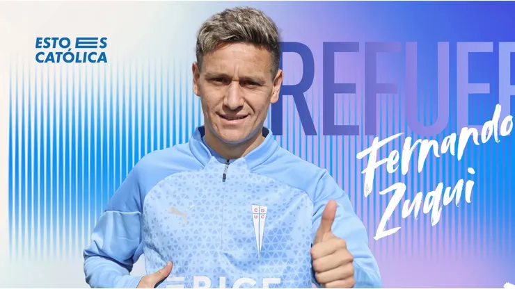 Fernando Zuqui, oficialmente presentado como refuerzo de Católica.