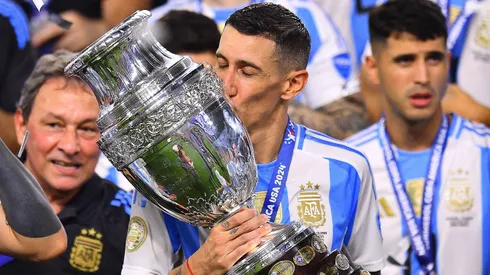 Di María con la Copa América.