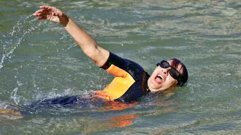 Anne Hidalgo no tuvo medio de bañarse en el Sena.