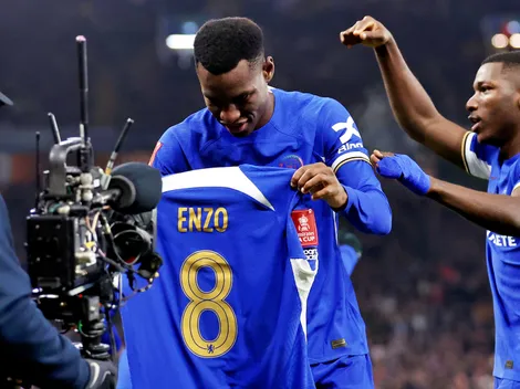 Compañero de Enzo Fernández le presta el ropero completo