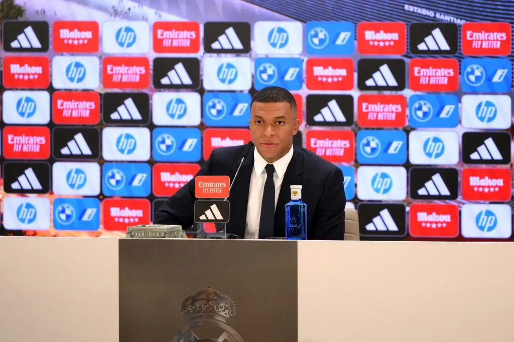 Kylian Mbappé no necesitó traductor en su presentación en el Real Madrid | Getty Images