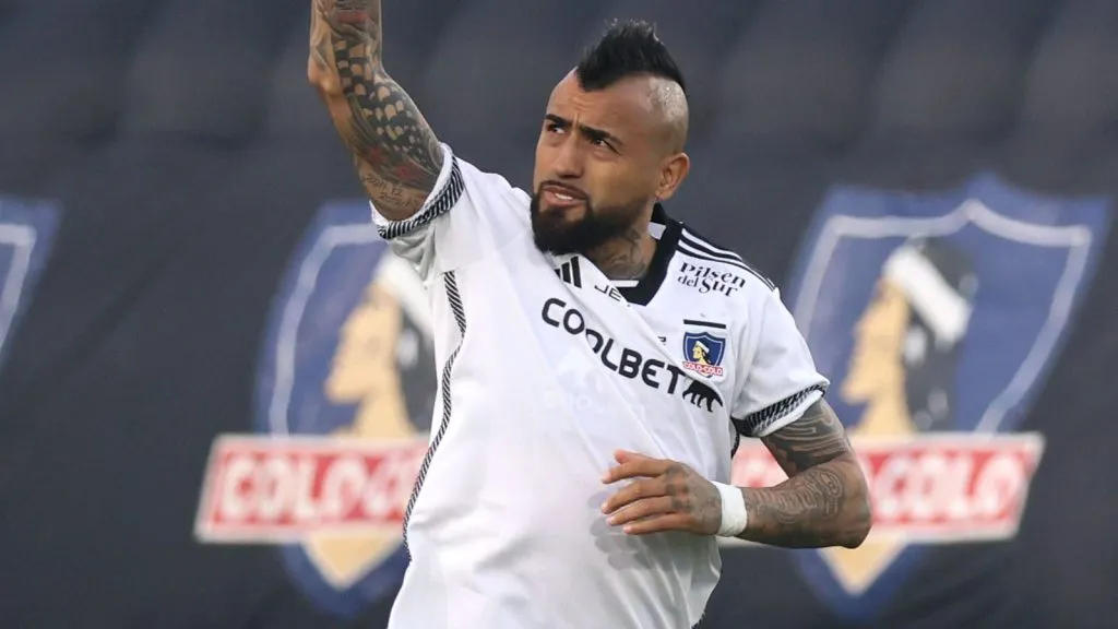 Arturo Vidal dice presente en el amistoso de Colo Colo y Puerto Montt. Foto: Photosport.