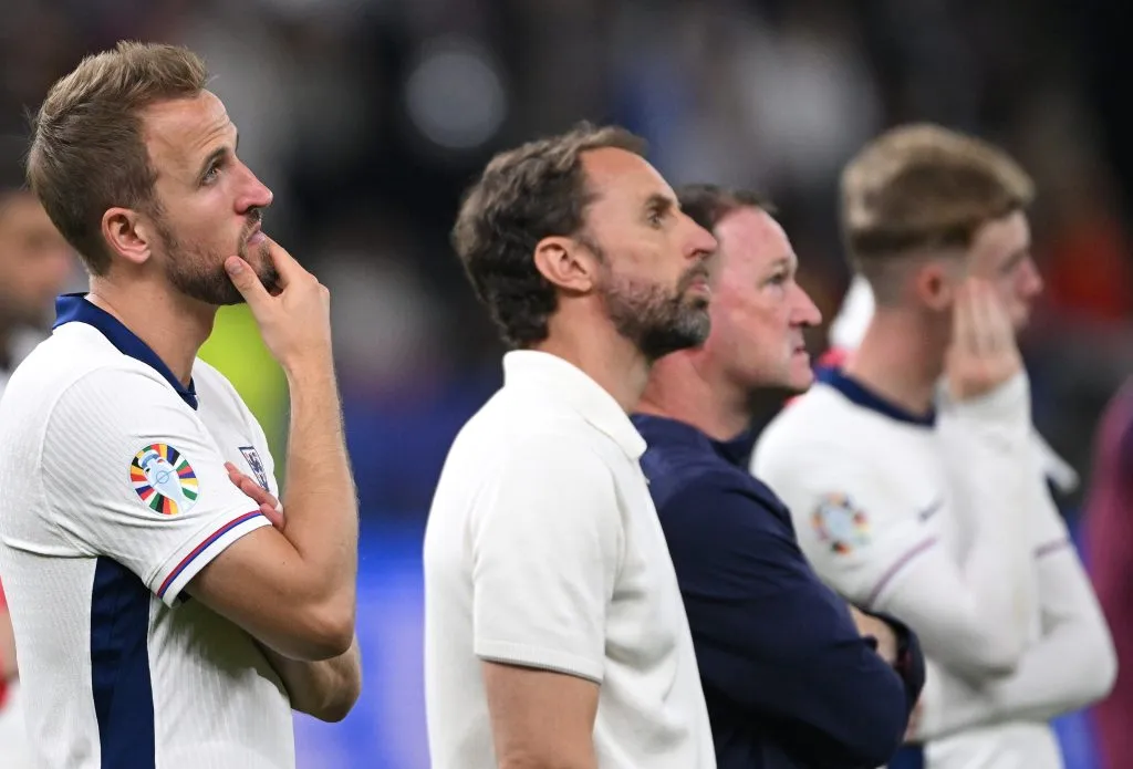 Pese a contar con una notable generación de jugadores, Gareth Southgate nunca pudo ganar un título con la selección inglesa. | Foto: Getty Images.