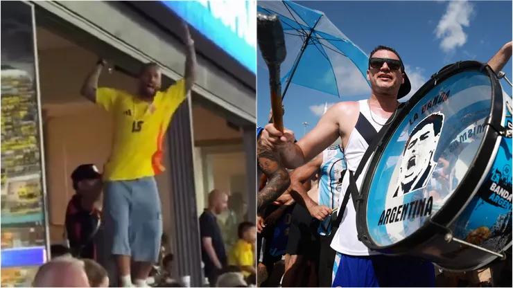 Maluma se gritó con hinchas argentinos.